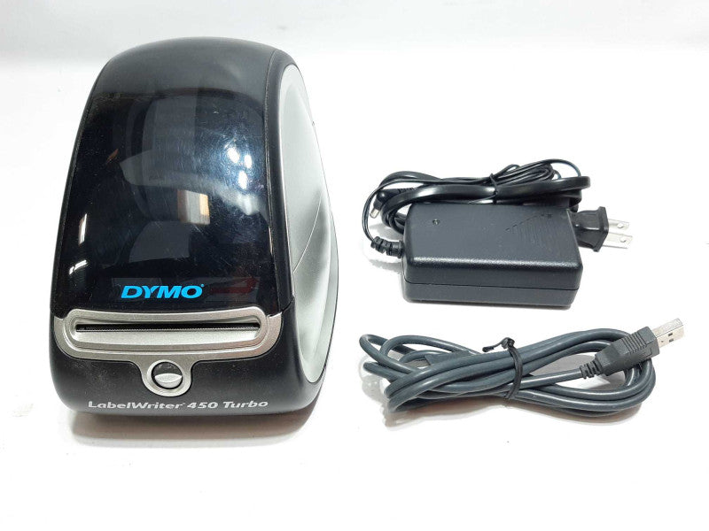 Dymo LabelWriter 450 Turbo 1750283 Thermal Label Printer w/AC Adapter +