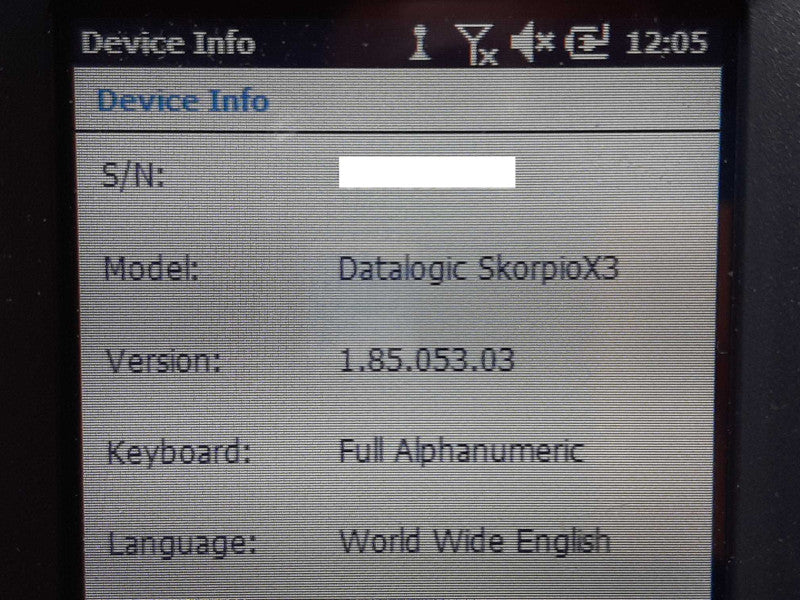 Datalogic Skorpio X3 Industrial Barcode Scanner +
