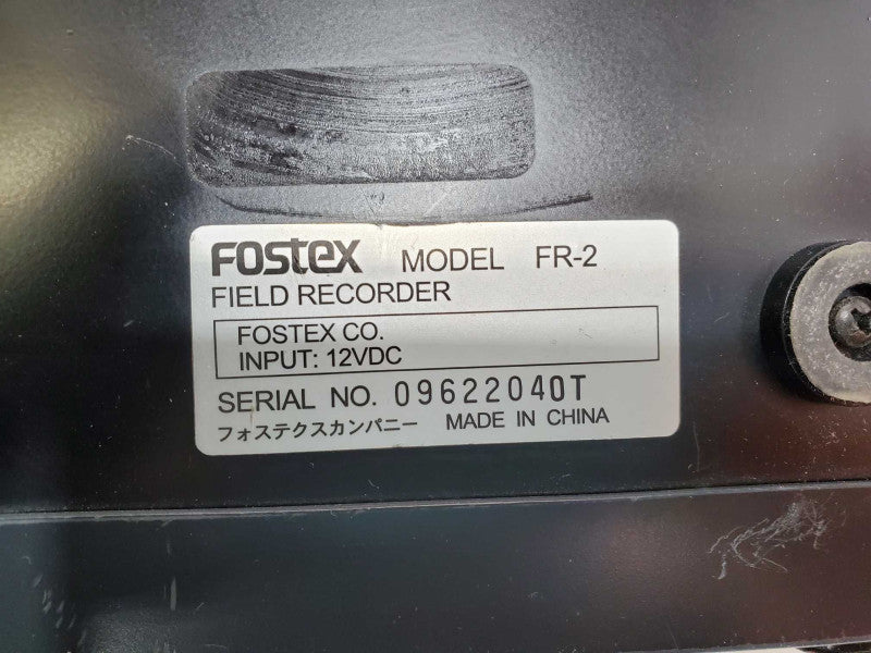 Fostex FR 2 Field Memory Recorder 2 Channel Portable for parts or repair )
