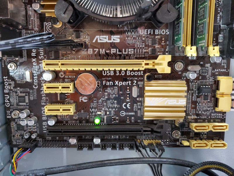 Custom PC Asus Z87-C Core i5-4670 @ 3.4 GHz 16GB Ram No HDD PS500 80+ (