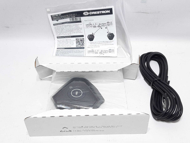 Crestron CCS-UCA-MIC Microphone Pod For Flex Tabletop Conference System +