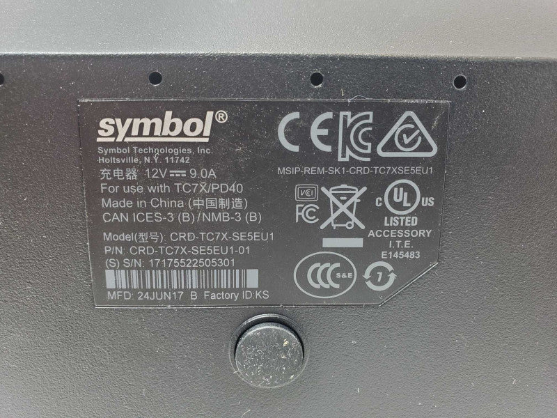 Symbol Zebra Motorola CRD-TC7X-SE5EU1-01 TC70 TC75 5 Slot Charger _