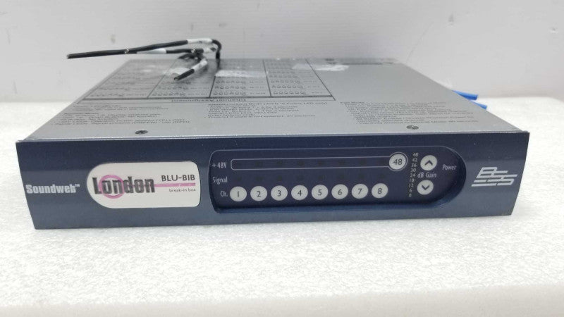 BSS Soundweb London BLU-BIB Break In Box Analog Input Expander, QTY. ~