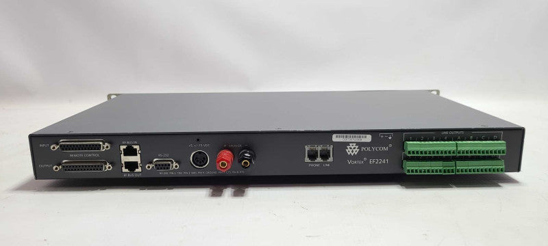 Vortex EF 2241 Polycom 2201-12241-601 Automatic Mic/ Matrix Mixer $