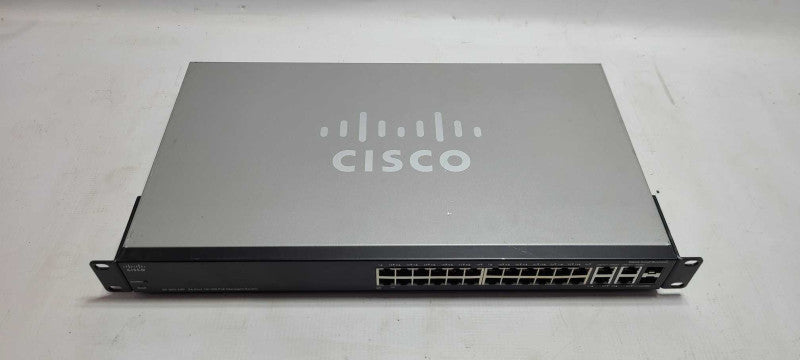 Cisco SF300-24P Small Buisness POE 24 Port Ethernet GIgabit 2xSFP Switch $