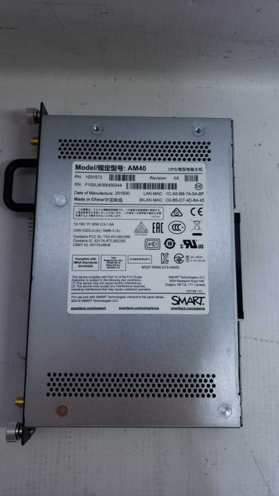SMART Technologies AM40 OPS iQ Appliance for SMART Board Interactive Display [