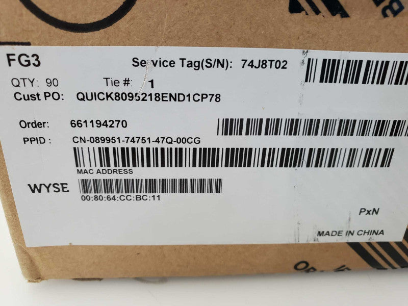 DELL Wyse 5030 Zero Client (VMWare) / P25 Original Box _ New )