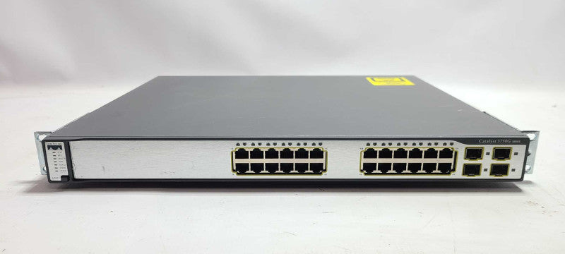 Cisco Catalyst WS-C3750G-24TS-S1U 24 Port 4xSFP Port Gigabit Switch $
