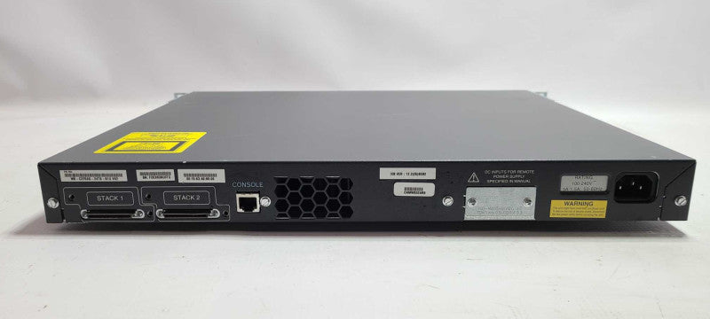 Cisco Catalyst WS-C3750G-24TS-S1U 24 Port 4xSFP Port Gigabit Switch $