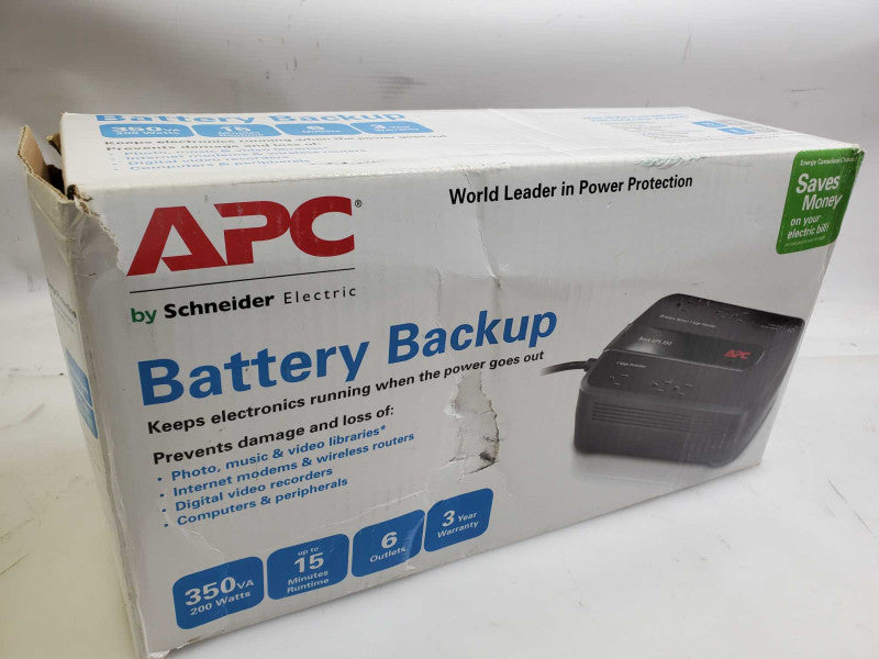 Apc BE350G Battery Backup _ New open-box )
