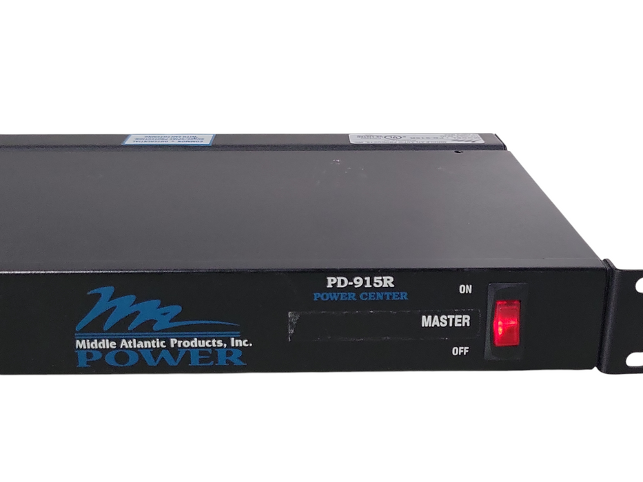 Middle Atlantic Products PD-915R 9-Outlet Rackmount Power Center Surge Protec Q_