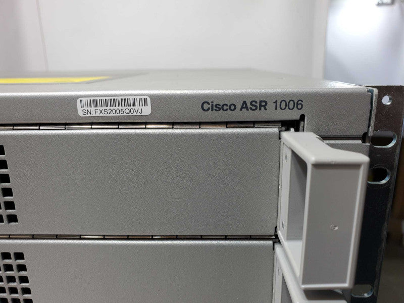 Cisco ASR1006 1000 Series 6 slot ASR 1006 Chassis with 1x ASR1013/06-PWR-AC _