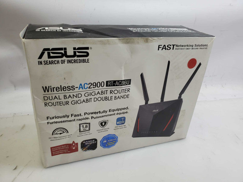 ASUS AC2900 Dual Band Gigabit WiFi Gaming Route RT-AC86U  )