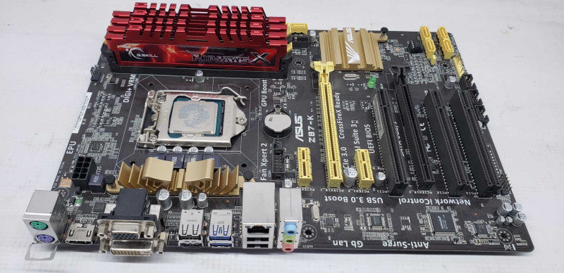 CPU/MOBO Combo i7-4770k @ 3.50ghz / 32gb ram / Z87-K Motherboard #