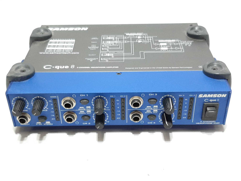 Samson C-que 8. 4 Channel Headphone Amplifier -QTY +
