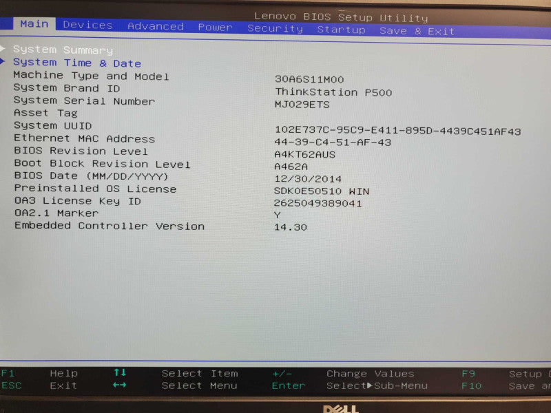 Lenovo TS P500, Xeon E5-1630v3 3.7GHz, 16GB DDR4, No HDD/GPU _