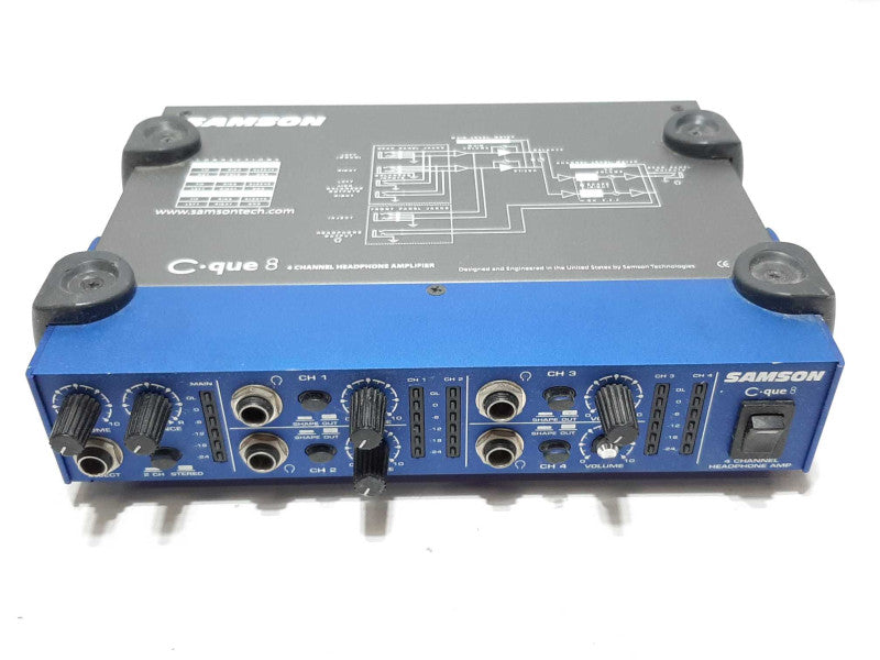 Samson C-que 8. 4 Channel Headphone Amplifier. +