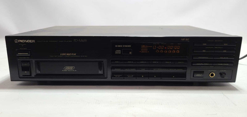 Vintage Pioneer PD-M455 Multi Play 6 Disc CD Player No Remote $