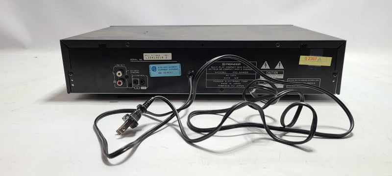 Vintage Pioneer PD-M455 Multi Play 6 Disc CD Player No Remote $