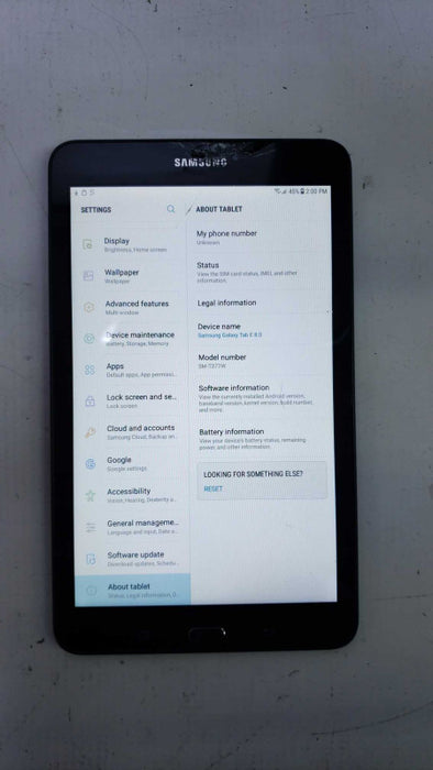 Samsung Galaxy Tab E(SM-T377W)16GB Black [
