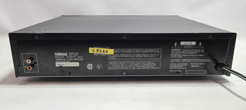 Yamaha Natural Sound Compact Disc Player (Model CDC-555) $