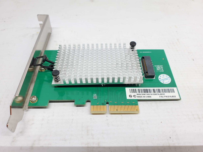 Lenovo PCIe x4 to M.2 SSD Riser Card With Heat Sink 01AJ832, No SSD _