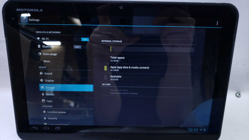 Motorola Xoom 2 32GB WiFi MZ615 Black Tablet [