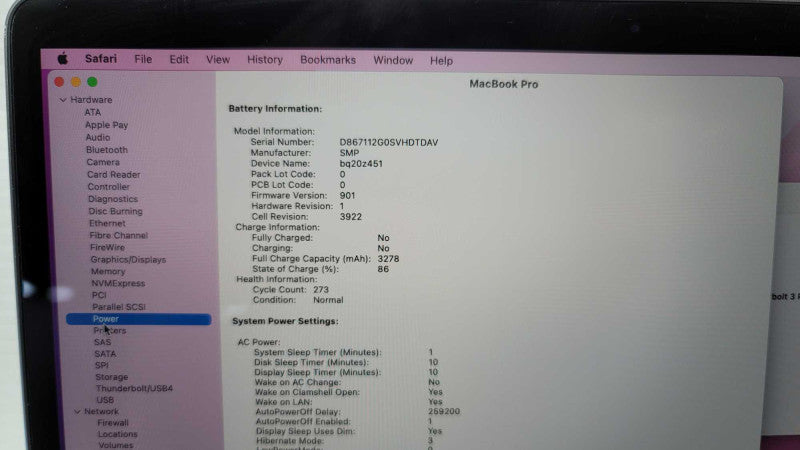 MacBook Pro 13-inch 2016 with i7 CPU 16GB RAM & 256GB Storage READ -