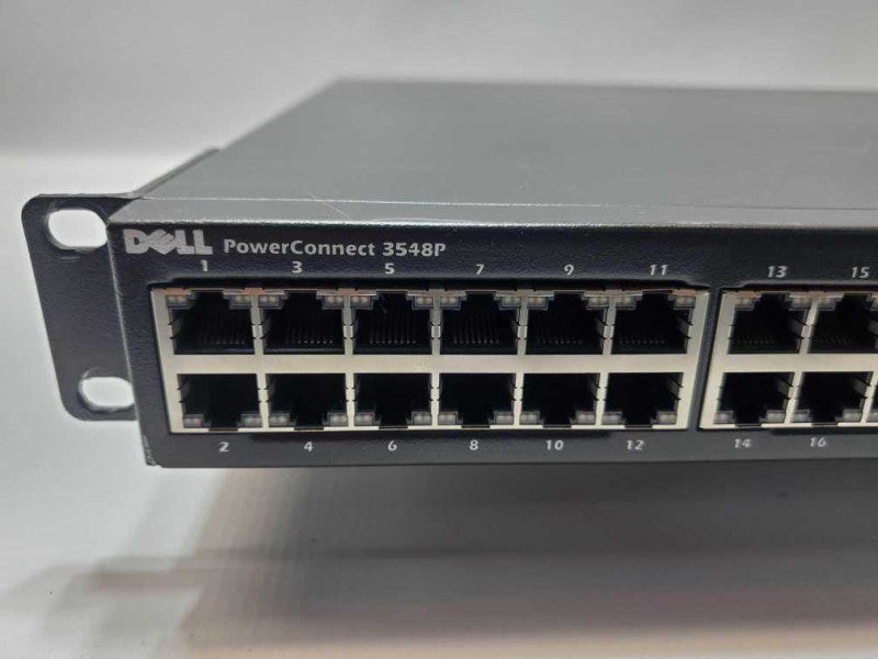 Dell PowerConnect 3548P 48-Port Gigabit PoE Managed Switch w/ Racks, QTY. ~