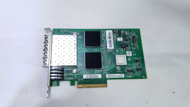 Qlogic QLE2564 Quad Fibre Channel Network Adapter PCI-E 4X 8GB Port PX4810402 [