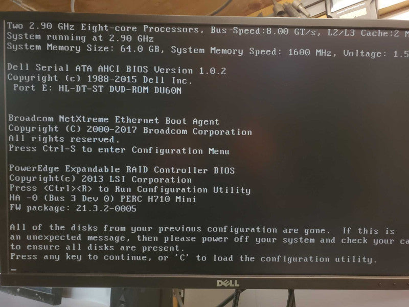 Dell PE R620, 2x Xeon E5-2690 2.9GHz 8C, 64GB RAM, H710 Mini, 2x PSU, 2.5\\" _