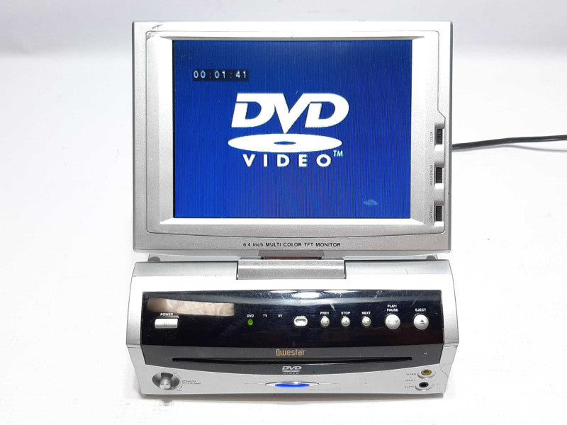 Qwestar QK-DVDM7 Portable DVD/TV Station - No Remote +