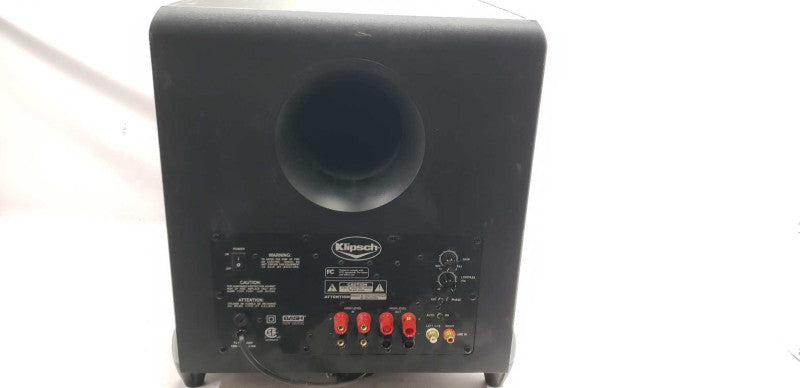 Klipsch SUB 12 120V SUB12S 300 watts continuous, 650 watts dynamic power #