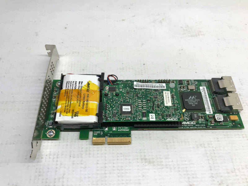 LSI 3Ware 9650SE-8LPML 8 Port SAS SATA 3Gb/s PCIe RAID 6 Controller W/ Battery