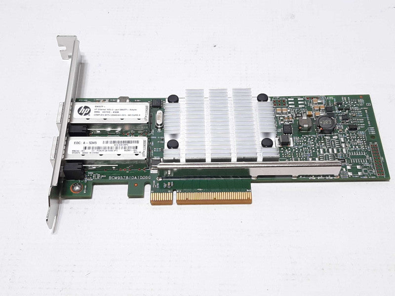 HP 530SFP+ Dual Port 10GB SFP+ PCIe Ethernet Adapter Card +