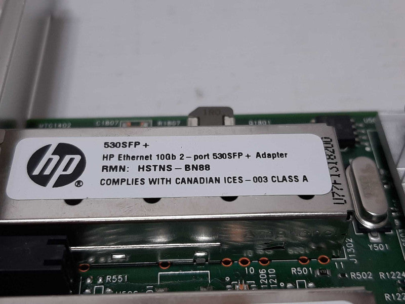 HP 530SFP+ Dual Port 10GB SFP+ PCIe Ethernet Adapter Card +