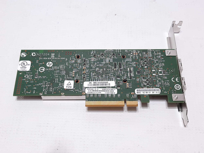HP 530SFP+ Dual Port 10GB SFP+ PCIe Ethernet Adapter Card +