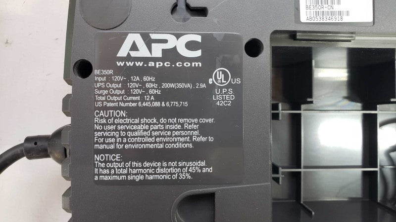 APC BE350R 8 Outlets Uninterruptible Power Supply [