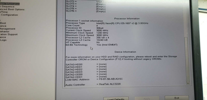 Dell Precision T3610 Xeon E5-1607 V2 @ 3.00ghz / 8gb ram / FirePro V3900 GPU #