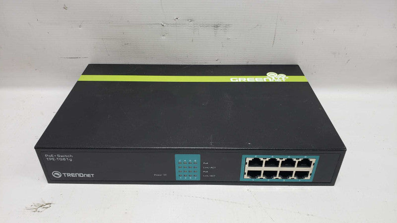 TRENDnet TPE-TG81G 8-Port Gigabit PoE + Switch [
