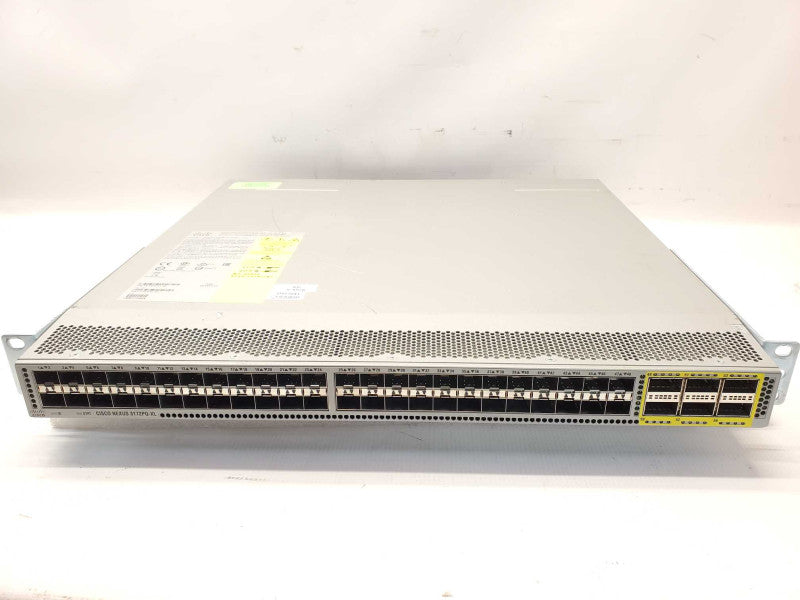 Cisco Nexus N3K-C3172PQ-XL 48x SFP+ and 6x QSFP+ Ports Network Switch, 2x PSU _