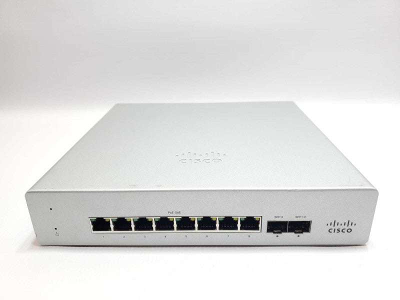 Cisco Meraki MS120-8FP-HW  8x 1GbE PoE+2x 1GE SFP Unclaimed Switch _