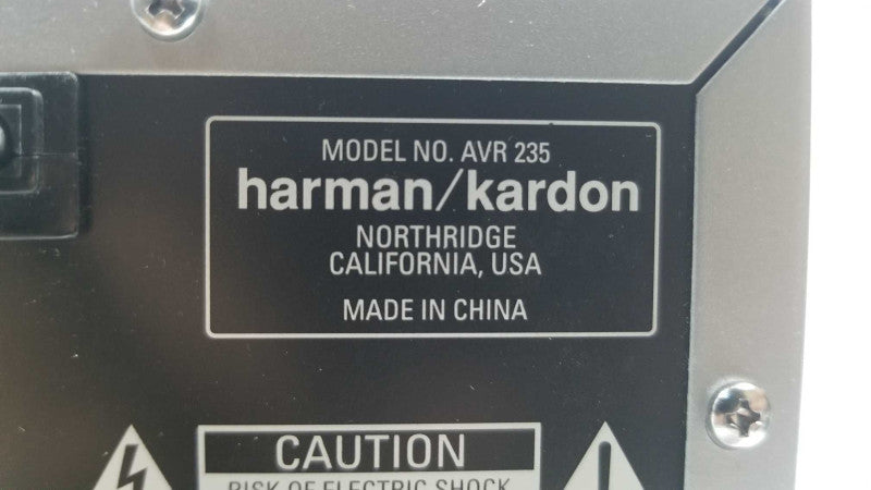 Harmon Kardon AVR 235 Receiver, POWERS ON!! ~