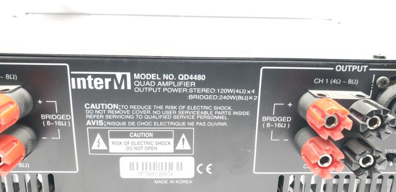 QD4480 Quad Amplifier / see notes #