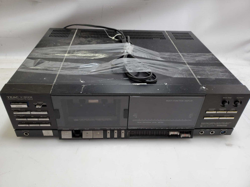 Rare Vintage TEAC V-800X Cassette Deck _ Power-on tested )