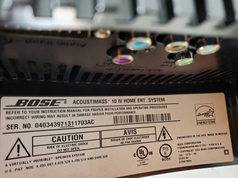 Bose Acoustimass 10 Series IV Powered Subwoofer AS-IS )