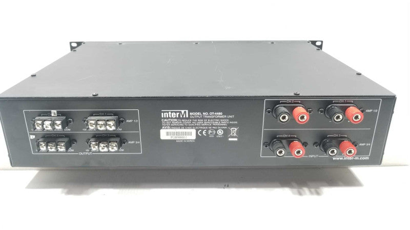 Inter M OT-4480 output transformer unit ~