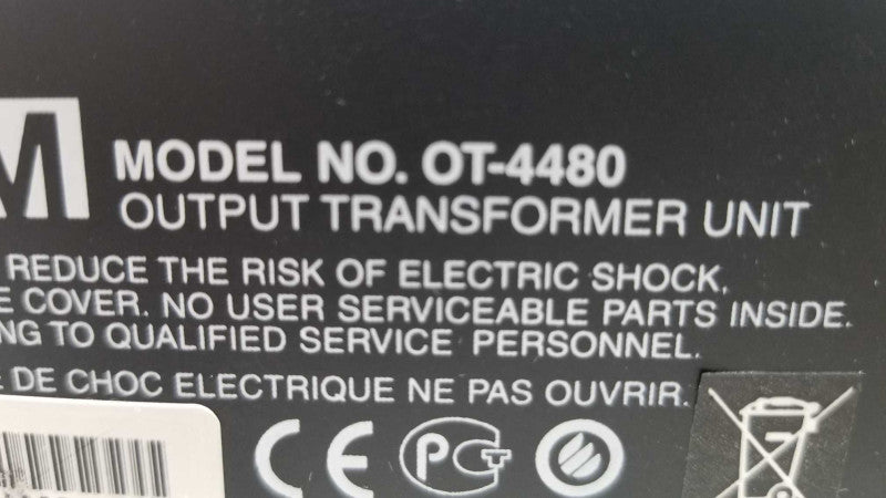 Inter M OT-4480 output transformer unit ~