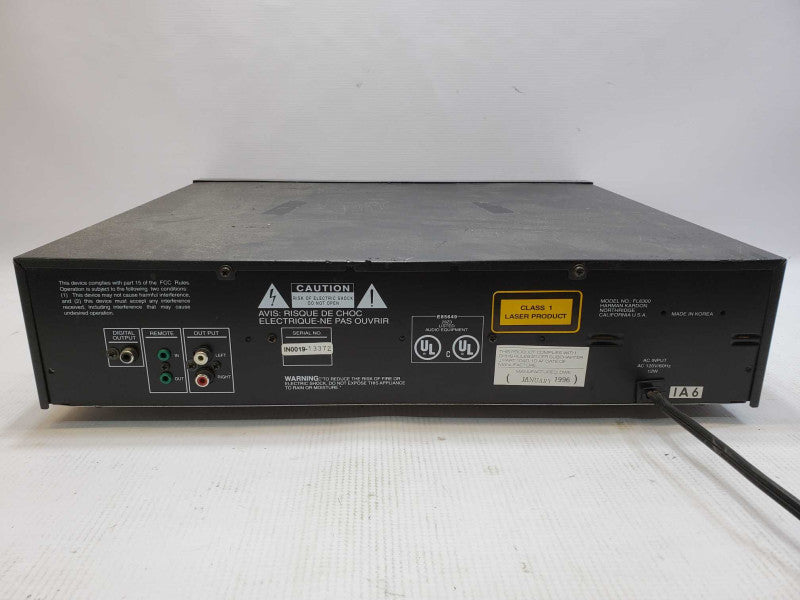 Harmon Kardon FL8300 5 CD Changer Player No Remote (