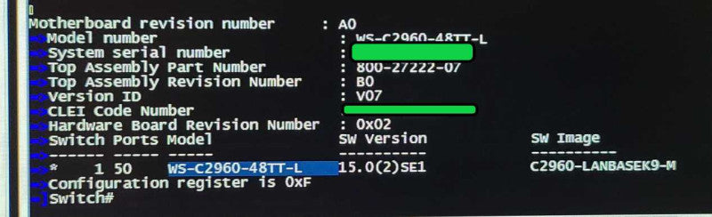 Cisco WS-C2960-48TT-L Catalyst 2960 Series 48-Port 10/100 Ethernet Switch  $